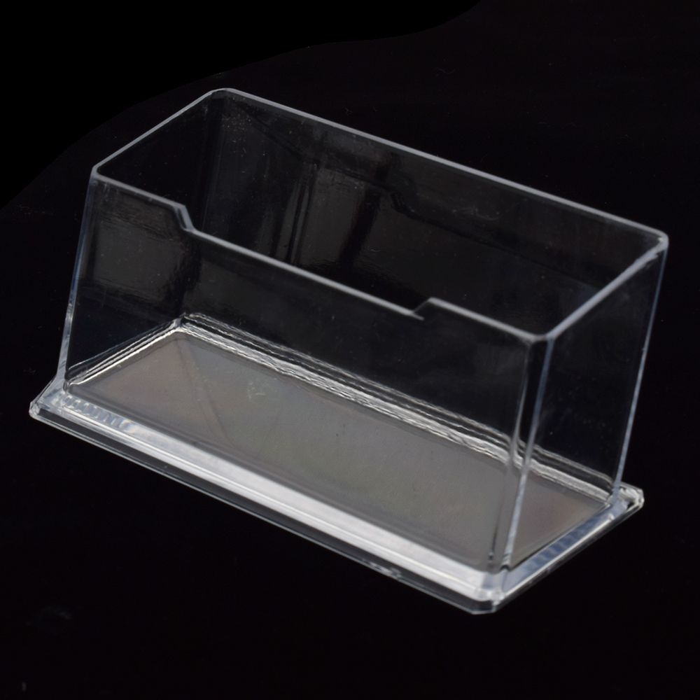 New Acrylic Transparent Business Card Box Data Line Storage