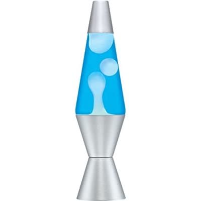 Peace Motion Lava Lamp - White And Blue