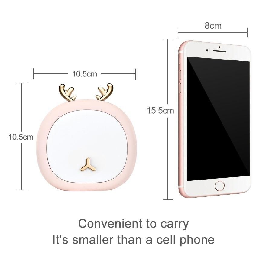 Deer Rabbit Rechargeable LED Night Lamp Mini USB Touch Sensor Animals Night Light Holiday for Baby Bedroom Christmas Gift