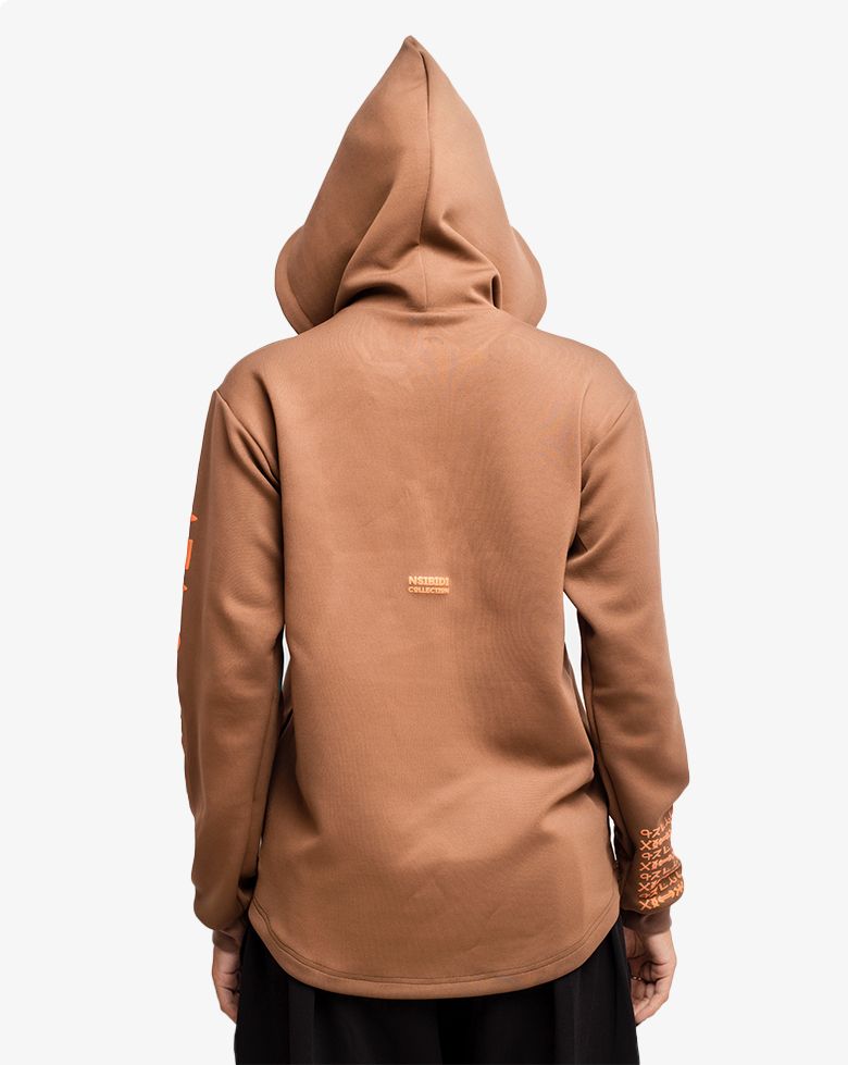 Women's Classic Nsibidi Hoodie - Brown