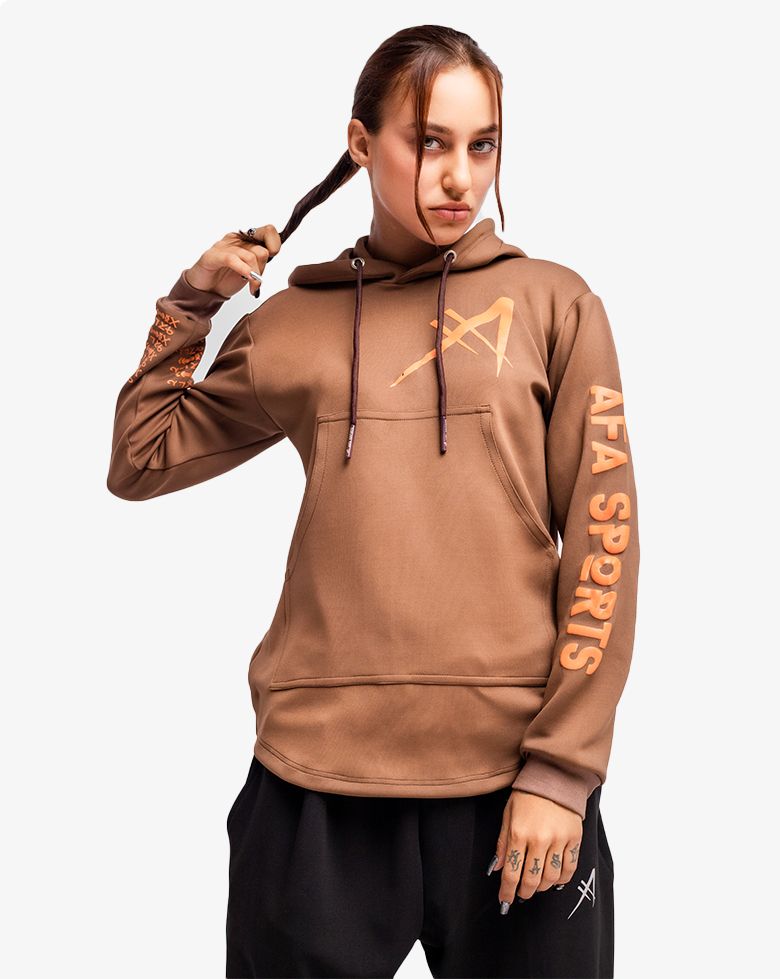 Women's Classic Nsibidi Hoodie - Brown