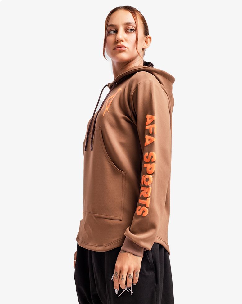 Women's Classic Nsibidi Hoodie - Brown