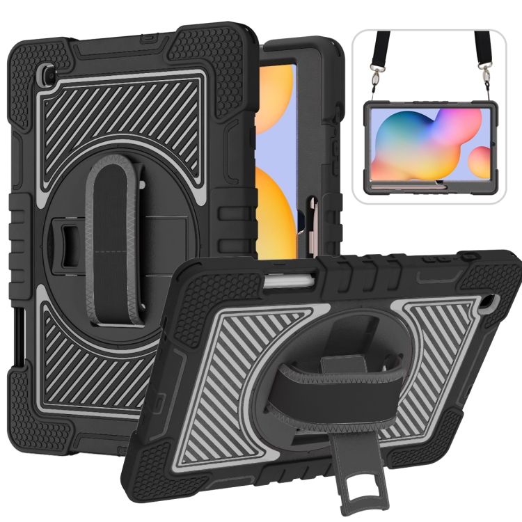 For Samsung Galaxy Tab S6 Lite P610/P615 Silicone+PC Case