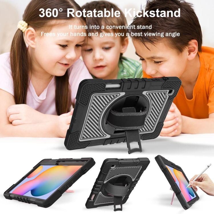 For Samsung Galaxy Tab S6 Lite P610/P615 Silicone+PC Case