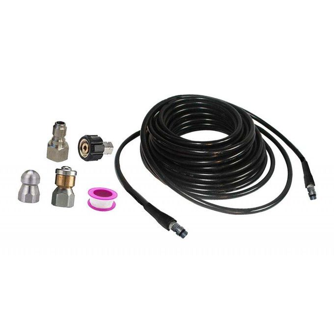 High Pressure Washer Sewer Cleaning Nozzle Adapter Quick Connector Set