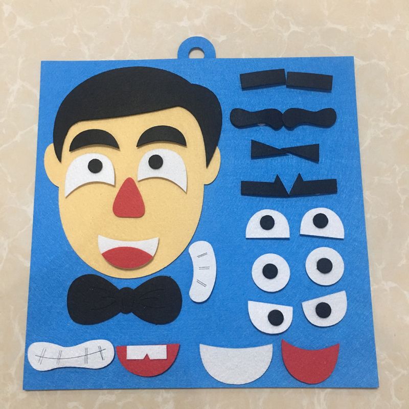 Set Jigsaw Puzzles EVA 3D DIY Toys Emotion Change Puzzle