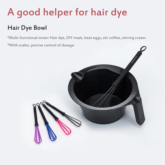 Hair D Ye Colouring Bowl Stirring Rod Plastic Dy E