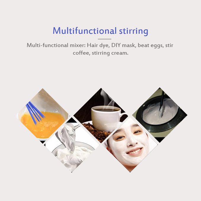 Hair D Ye Colouring Bowl Stirring Rod Plastic Dy E