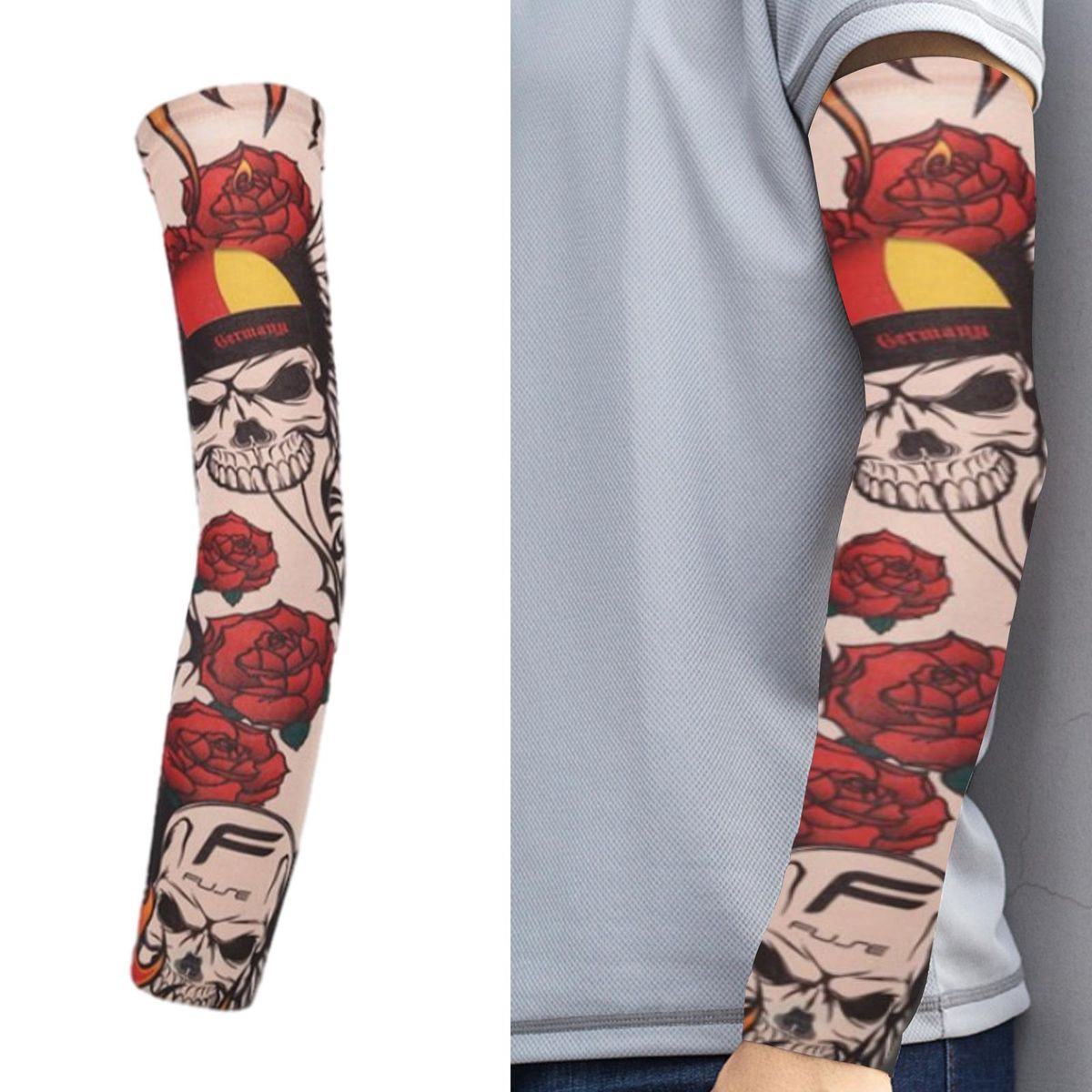 1Pcs Rm Sleeves Rm Cover, Sun UV Protection ,rt Rm Stockings, Tattoo A