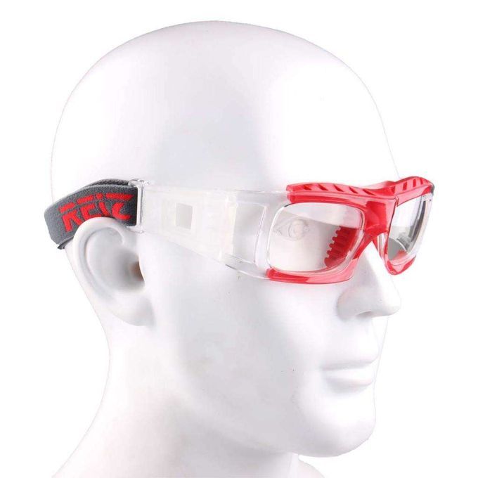 Sports  Basketball Eyewear Outdoor Glasses With Adjustable Red