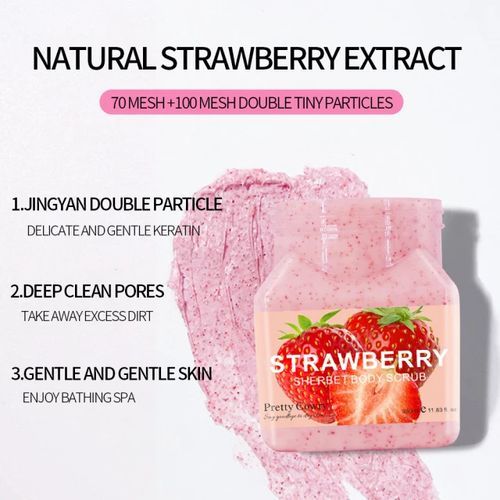 Strawberry Fresh Sea Salt Bath Scrub