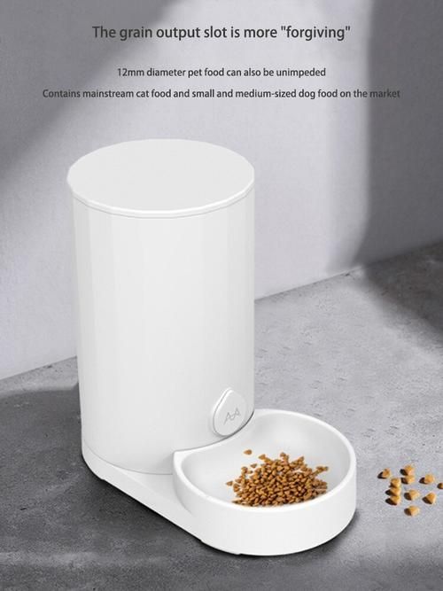 Feeder For Cats Automatic Feed And Bowls Storage High Drinker 2.5L Bowls For Cat Kibble Dispenser Grain Storage Barrel Cat Water