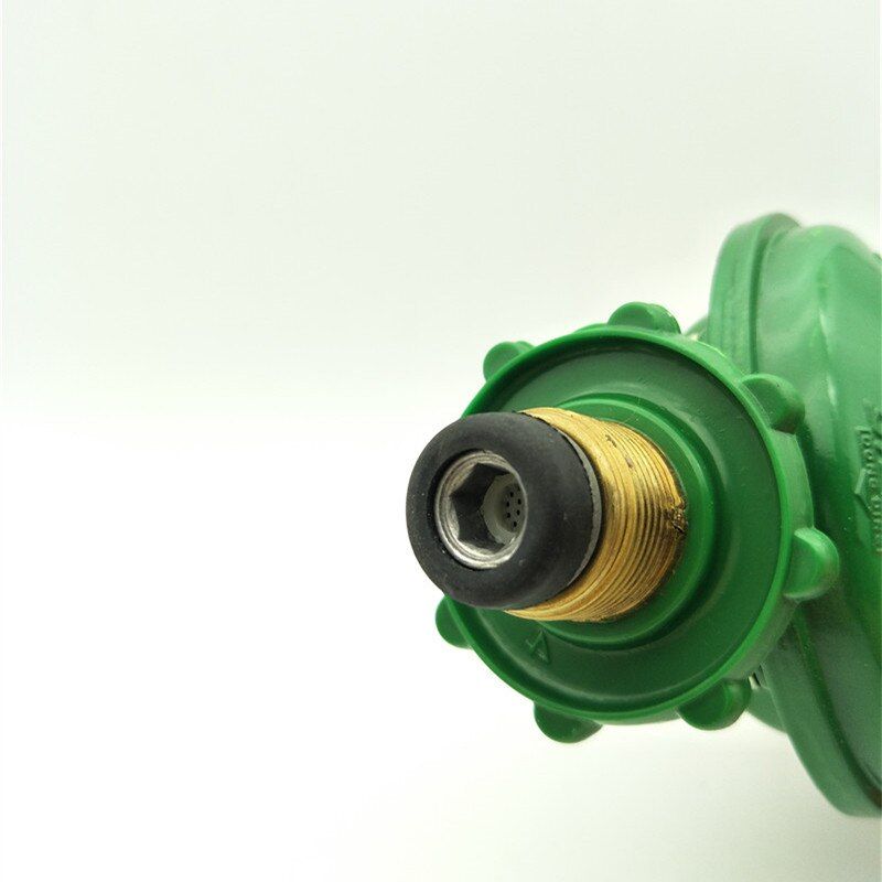 1 Inlet 1 Outlet 1/2pt Thread Liquefied Lgp Gas Gauge Green