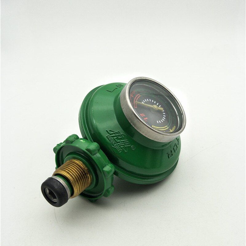 1 Inlet 1 Outlet 1/2pt Thread Liquefied Lgp Gas Gauge Green
