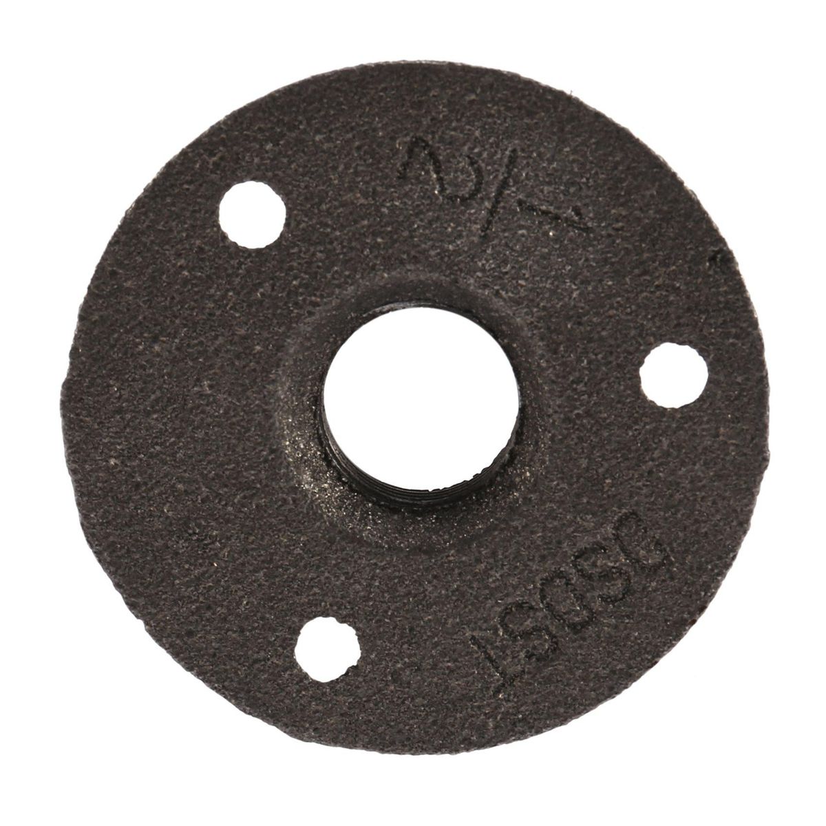 12 inch Black Cast Iron Pipe Fittings Floor Flange BSP Threaded
