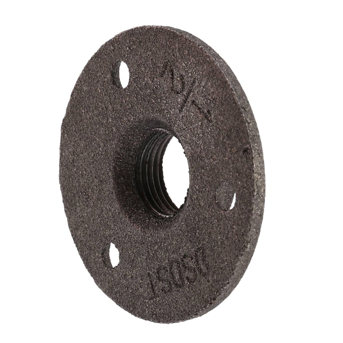 12 inch Black Cast Iron Pipe Fittings Floor Flange BSP Threaded