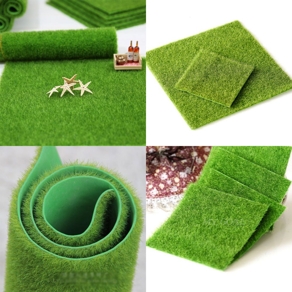 1 Pcs 30CM 15CM Artificial Grass Fake Lawn Simulation