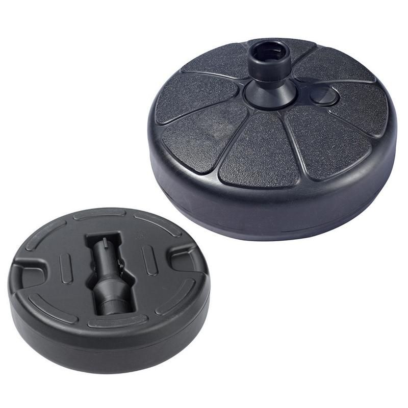 38mm Round Outdoor Garden Beach Patio Yard Umbrella-Black