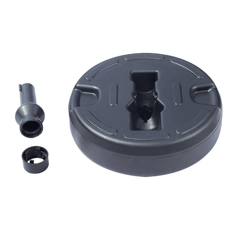 38mm Round Outdoor Garden Beach Patio Yard Umbrella-Black