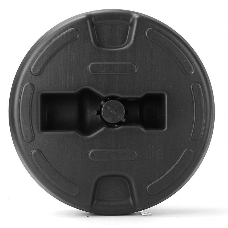 38mm Round Outdoor Garden Beach Patio Yard Umbrella-Black