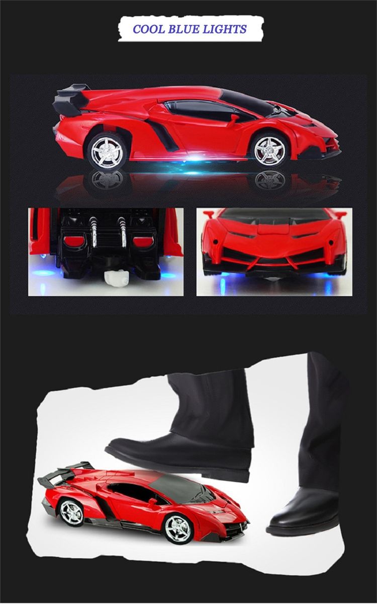 Drive Transformation Robots Models Remote Control Car Toy