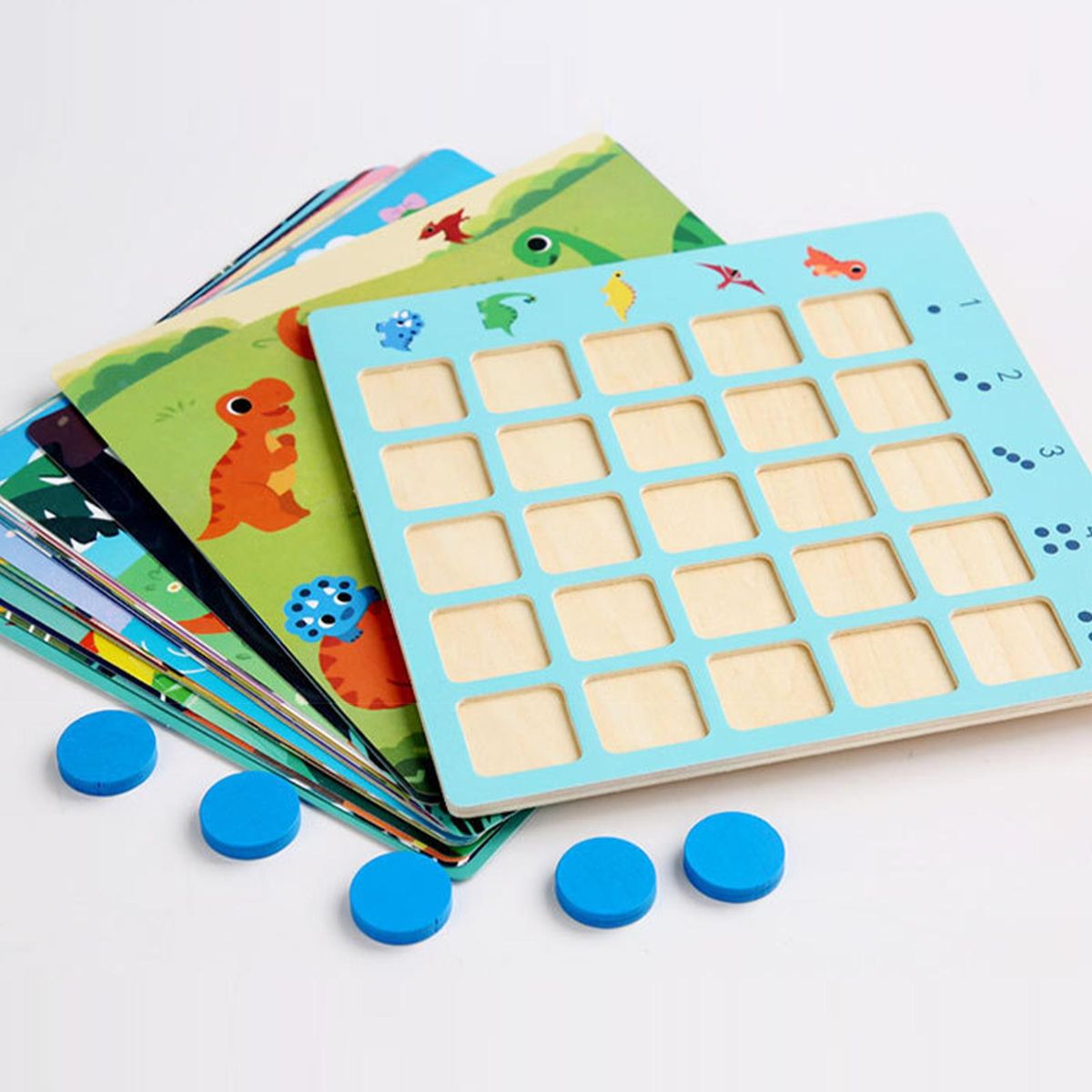 1 Set Arithmetic Toys Dinosaur Quantity Recognition Game