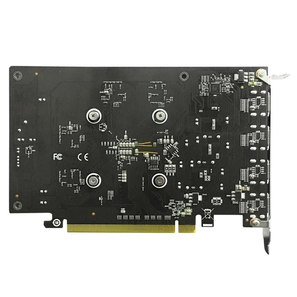 Yeston RX550-2G 4HD 4-Screen Graphics Card Support Split Screen 10bit Color Depth HDR 2G/128bit/GDDR5 Memory 4 HD Output Ports