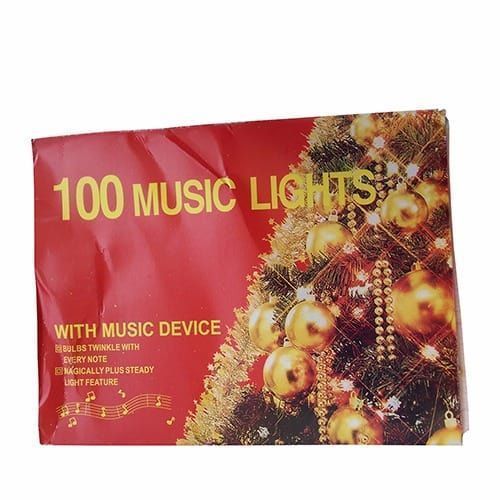 100 MUSIC LIGHTS WITH MUSIC DEVICE - Multi Colour