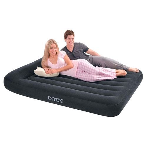 Inflatable Queen  Size Air Bed With Pump - 60 X 80 X