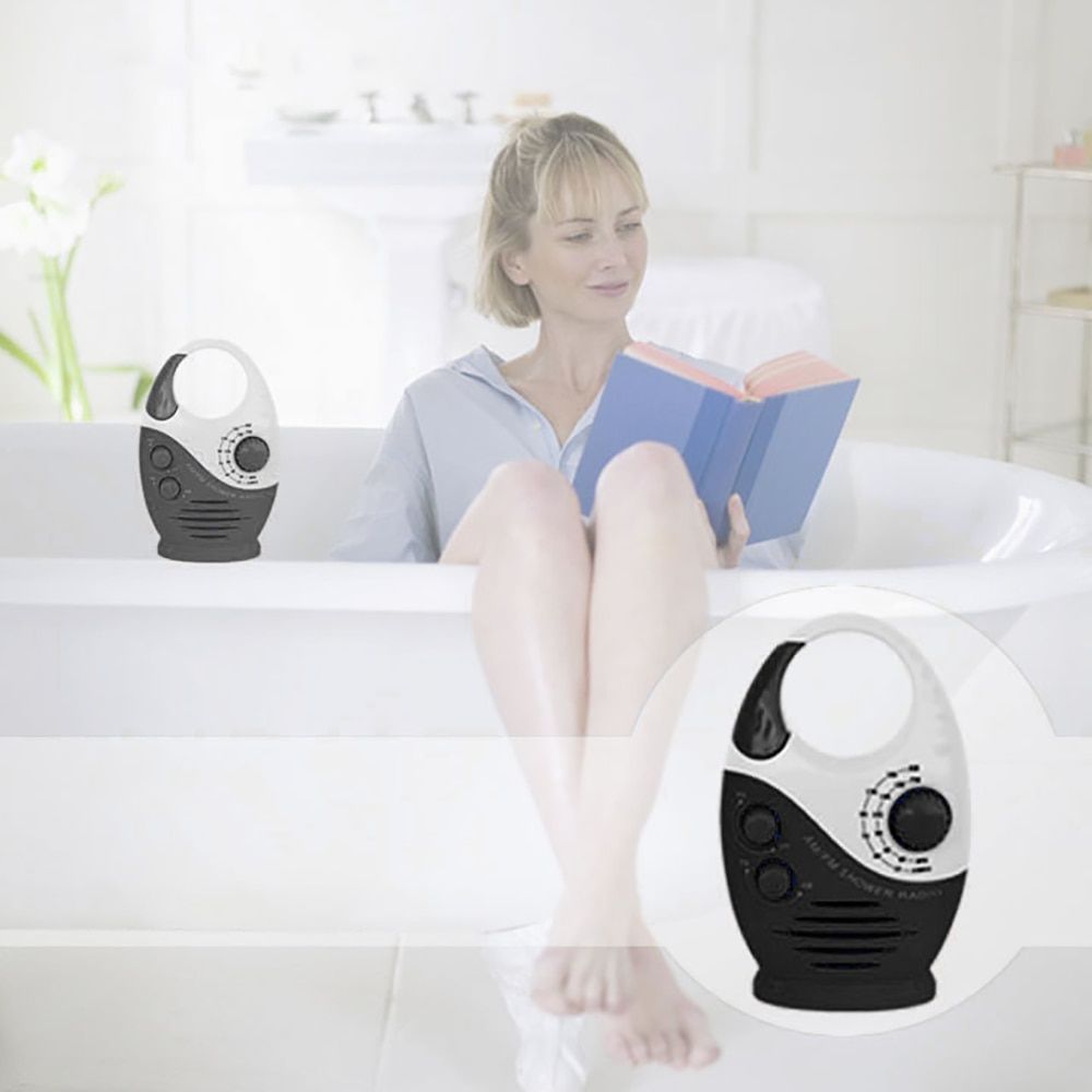 Hi-Fi Speakers Radio Operated Portable Fm Am Radio Waterpro