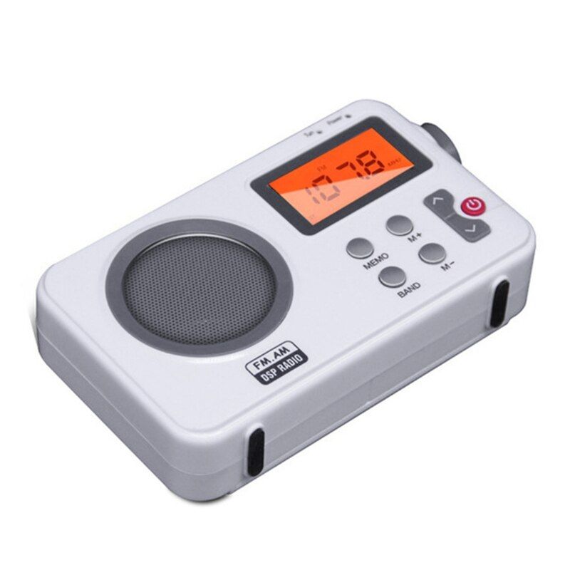 Lcd Display Radio Receiver Speaker Fm Am Digital Stereo Min