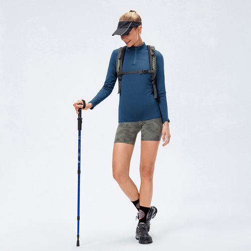 Women's Sport Tops,Autumn Winter Long Sleeve Running Gym Yoga T-Shirt（Blue）