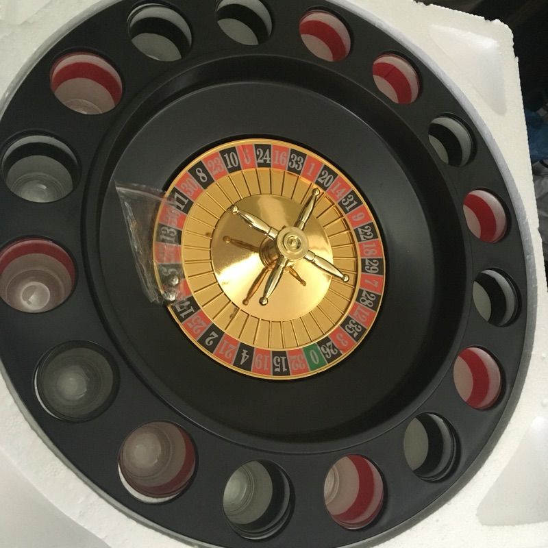 Drinking Lucky 16 Shot 1 With Game Set Games Party Roulette