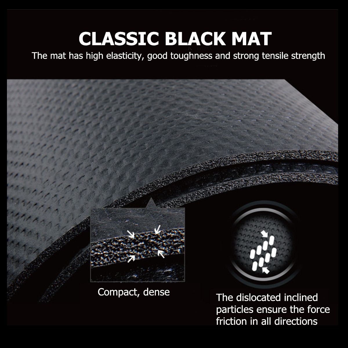 120X60X0.4cm Exercise Treadmill G Bike Mat Floor Protector W