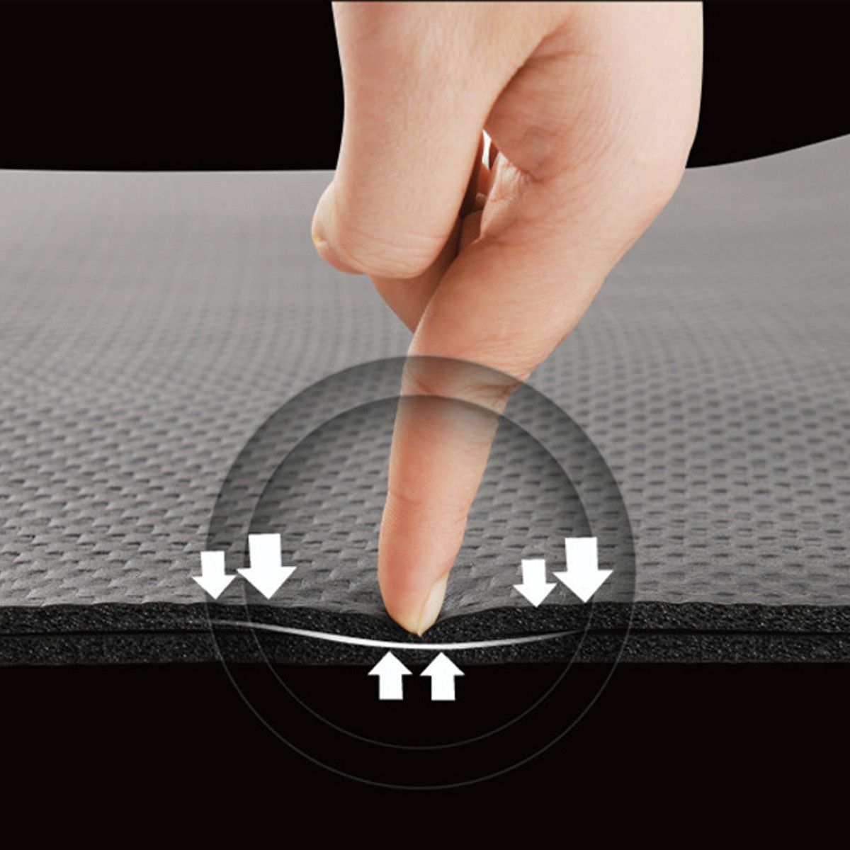 120X60X0.4cm Exercise Treadmill G Bike Mat Floor Protector W