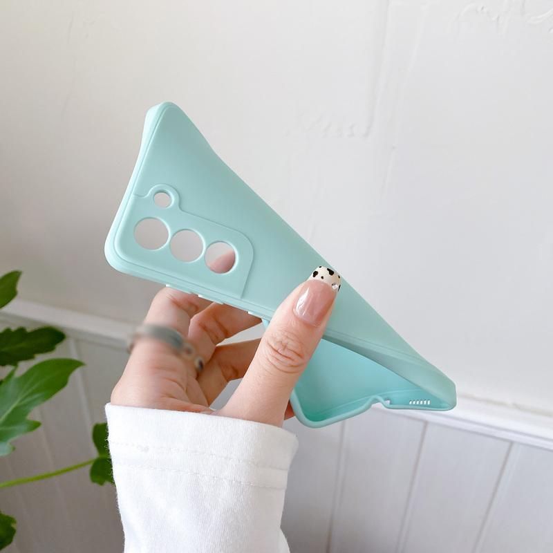 Phone Case For Samsung Galaxy S20 FE Plus S21 S22 Ultra Note 20 A71 A51 A21S A12 A32 A72 A52 A53 5G Soft Matte Back Cover