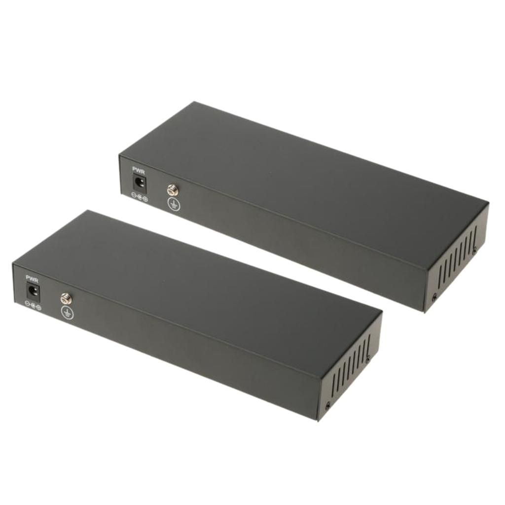 2Pack 10/100Mbps 8 POE Port & 1 Up Link Power Over Ethernet Switch -
