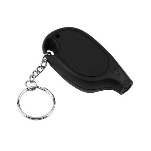 Keychain LCD Digital Tire Tyre Air Pressure Gauge - Black