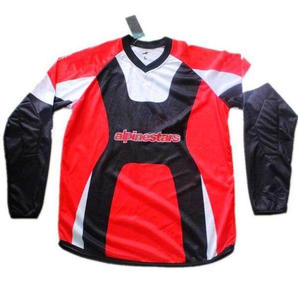 Auto Racing Long-sleeved Motorcycle Jersey For Alpinestars Red