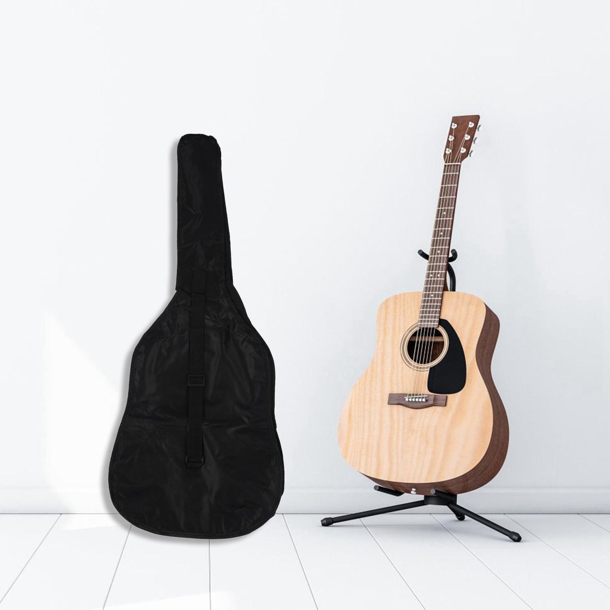 38Inch Guitar Bag Oxford Cloth Shoulder Bag Case With Pocket Guitar Parts & Accessories