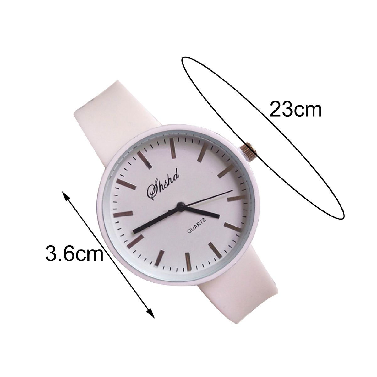 Sport Watch Stylish Analog Display Small Unisex-Black