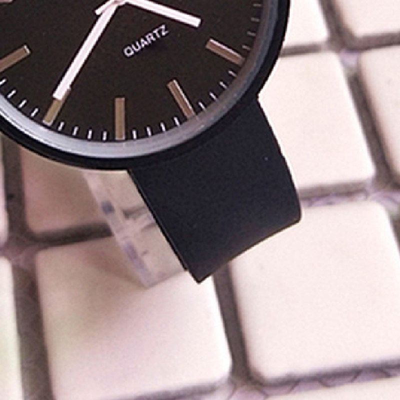 Sport Watch Stylish Analog Display Small Unisex-Black