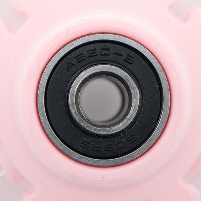 8 Pack Luminous PU Roller Skate Wheels Wheel Bearings Installed Street