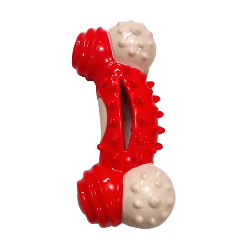 Dog Bone Dental Care Nontoxic Chicken Flavored Pet Toys Edible Treat Layer Bite Resistant Puppy Chew Interactive Toy*-Chicken Flavor