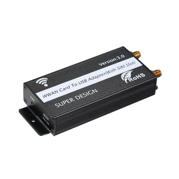 WWAN Card To USB Adapter With SIM Card Slot Designed Micro