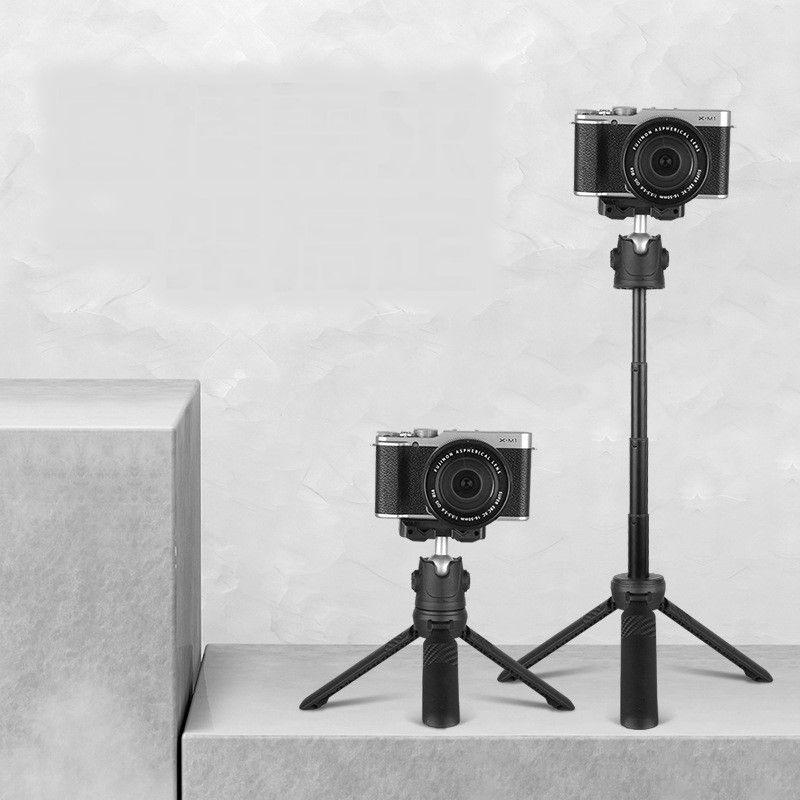 Hand Grip, Extended Grip, Tabletop Tripod And Elevated Tripod - Longth Adjustable