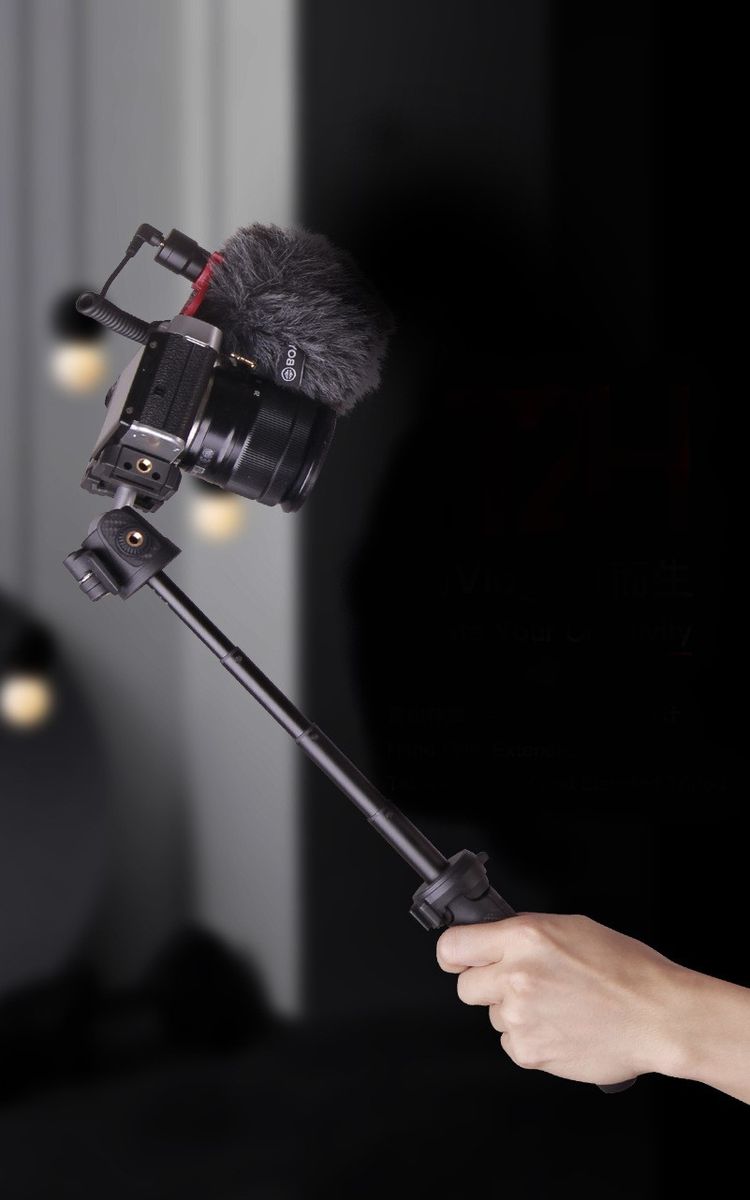 Hand Grip, Extended Grip, Tabletop Tripod And Elevated Tripod - Longth Adjustable