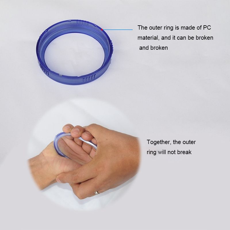 3 Settings Adjustable PC Negative Ions Shower Head