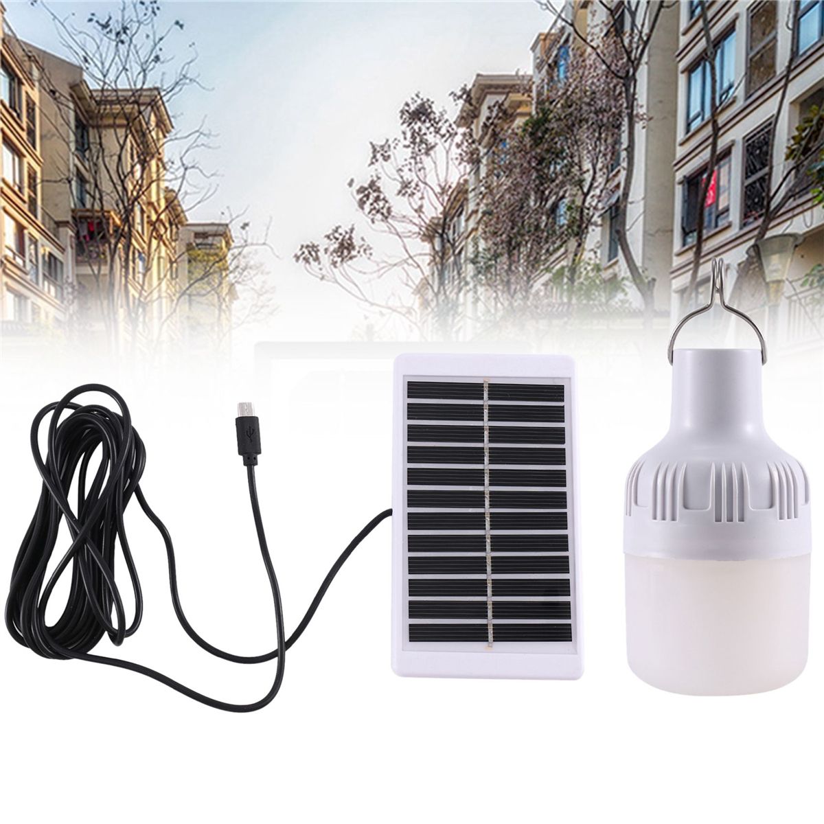 Outdoor Solar Light Bulb with Hook Solar Lamp I