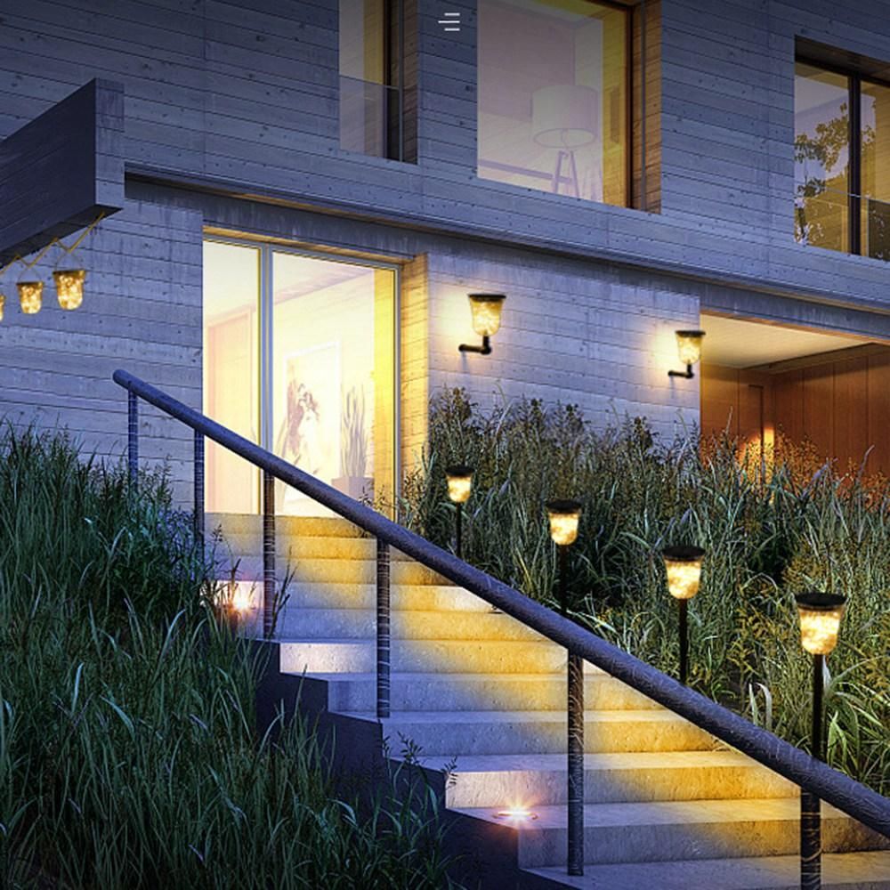 2PCS 50LED Solar Garden Lights- New LED Solar Path Lights,